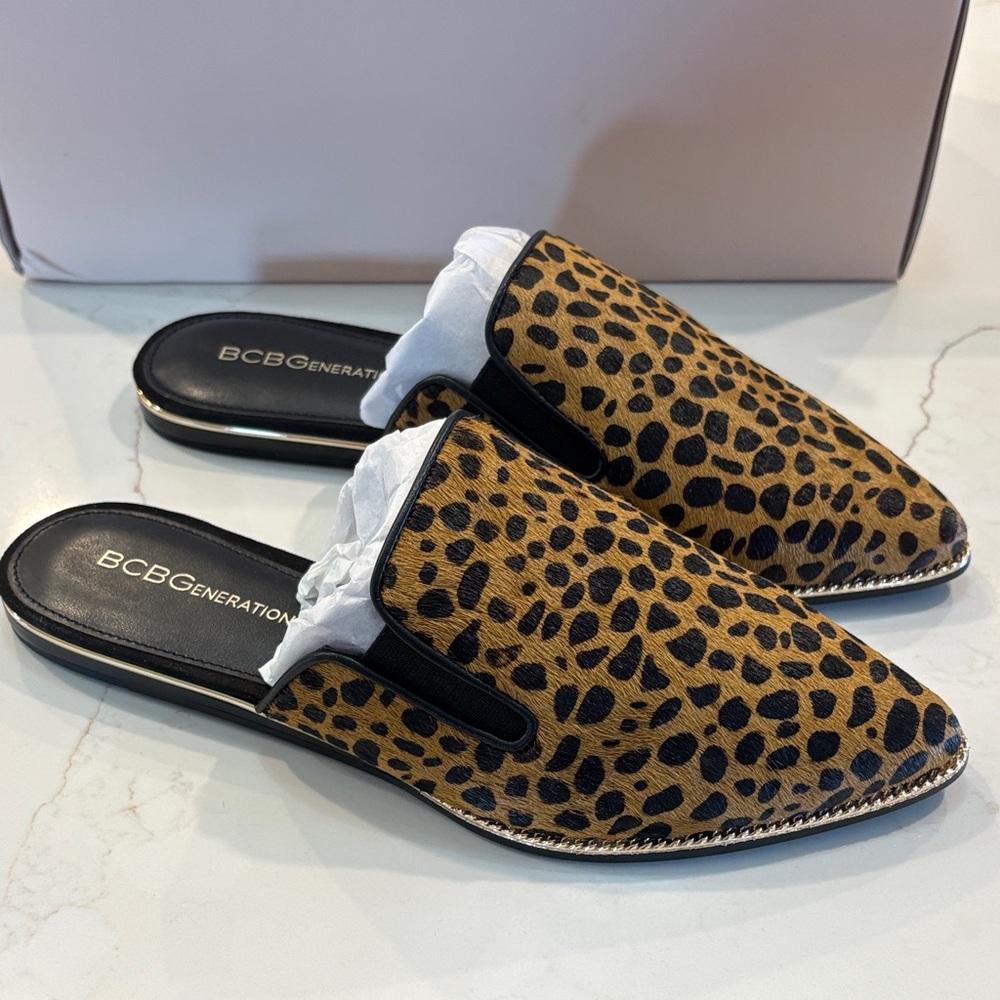 BCBGeneration Animal Print Women's Mules